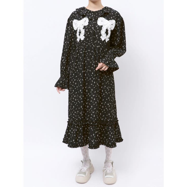 flowerフリルリボンワンピース | merry jenny | 詳細画像37 