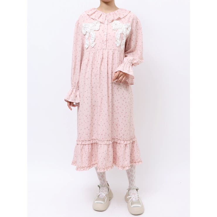 flowerフリルリボンワンピース | merry jenny | 詳細画像38 