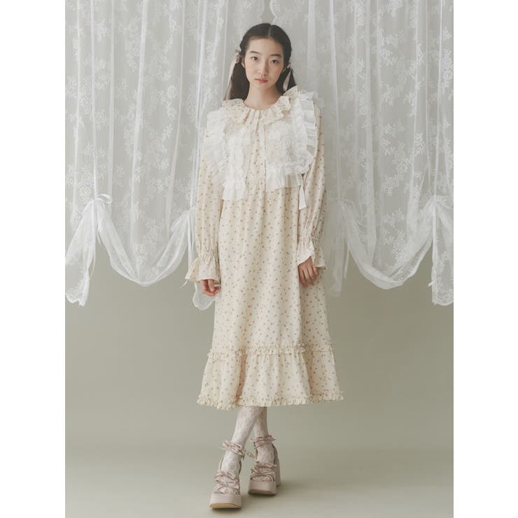 flowerフリルリボンワンピース | merry jenny | 詳細画像6 