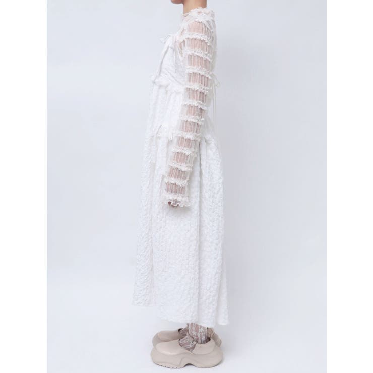 pokopoko ribbon race dress | merry jenny | 詳細画像10 