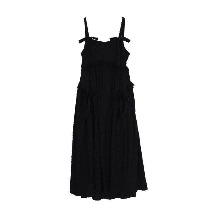 pokopoko ribbon race dress[品番：MKSW0064665]｜merry jenny