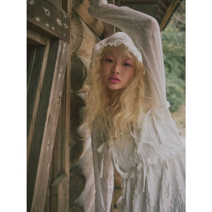 pokopoko ribbon race dress | merry jenny | 詳細画像3 