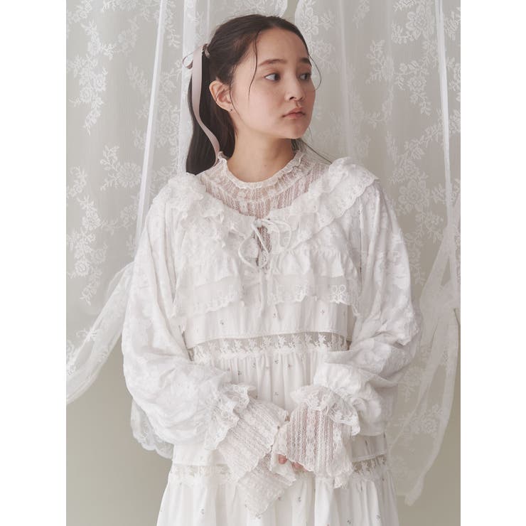 フリーサイズ　トゥービーシック　エレガント♡レース＆フリル♡ボレロジャケット TO BE CHIC パイピング フリル ボレロ ジャケット - メルカリ