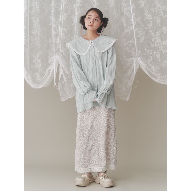 新品タグ付merry jenny girlhoodレースコンビスカート　ブラック メリージェニー merry jenny girlhoodレースコンビスカート （オフ