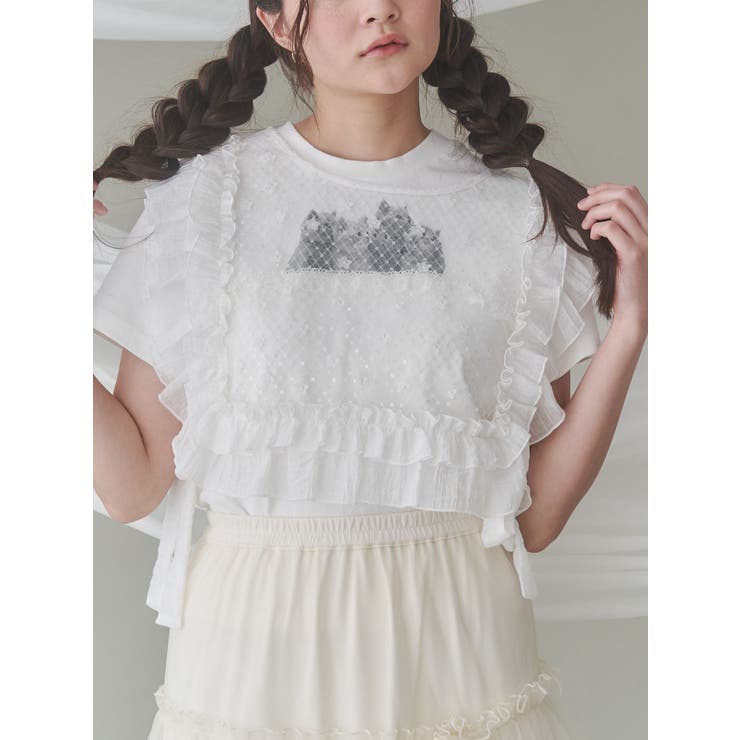 flowerスパンコールカラー[品番：MKSW0062576]｜merry jenny