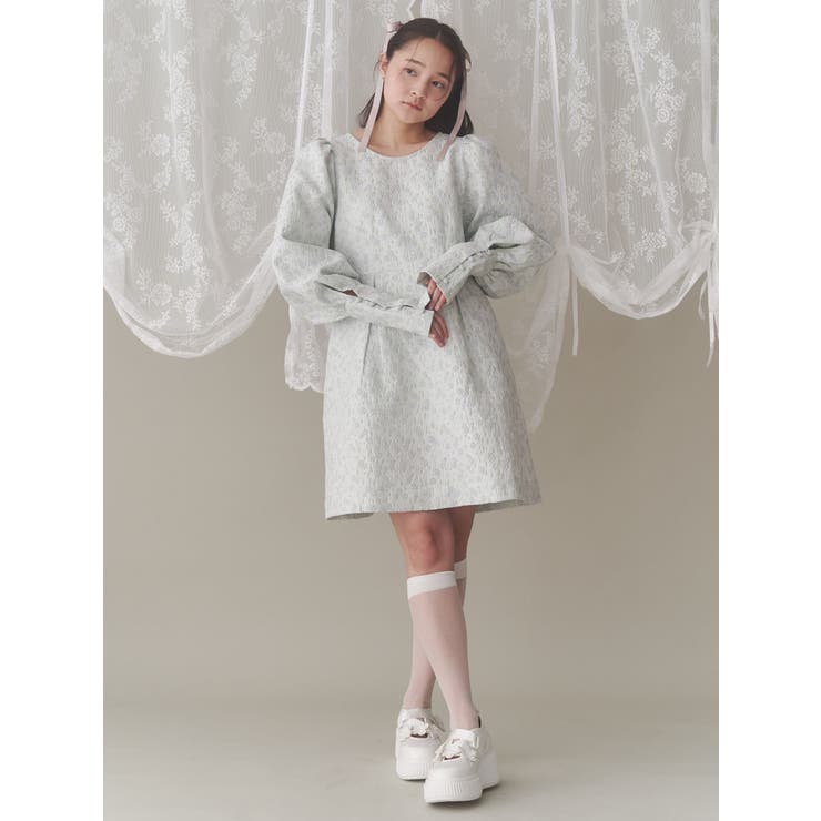 flowerメッシュスニーカー[品番：MKSW0061890]｜merry jenny