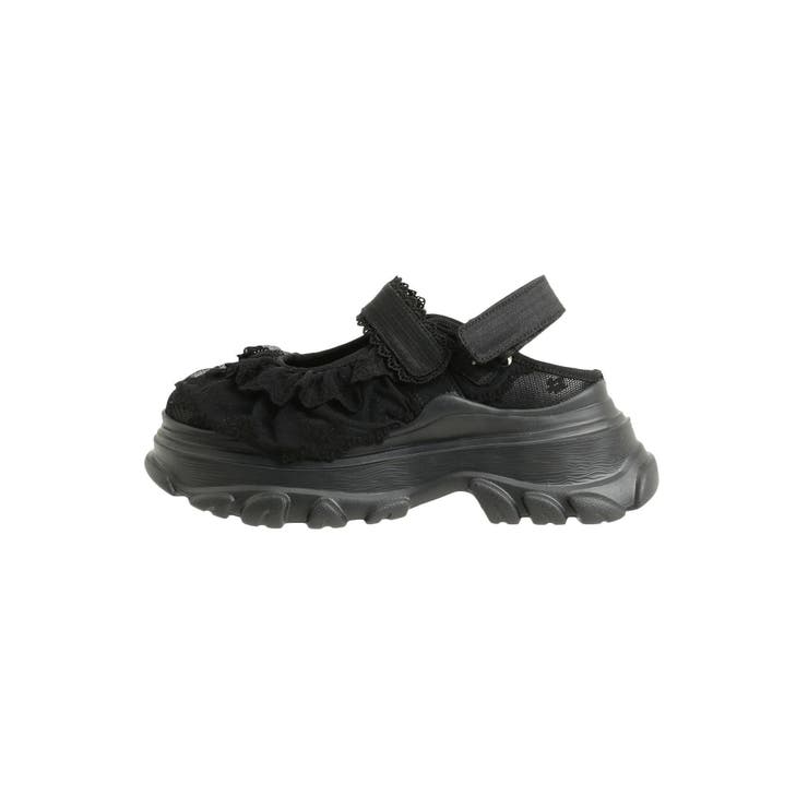靴 frill back strap sandal sneakers frill back strap sandal sneakers[品番：MKSW0064105]｜merry