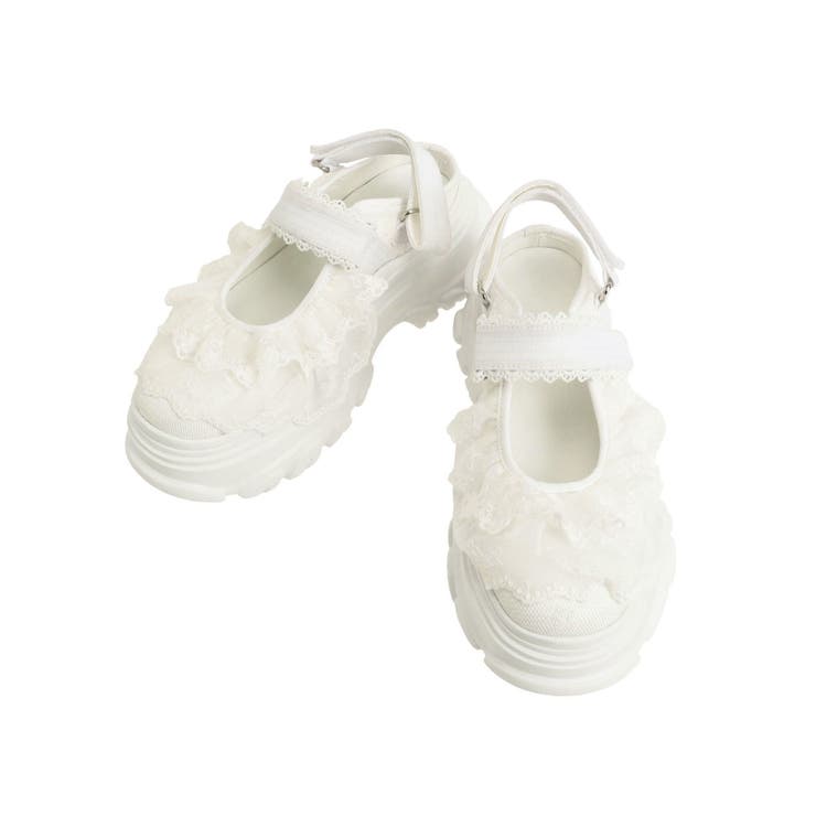 frill back strap sandal sneakers[品番：MKSW0064105]｜merry