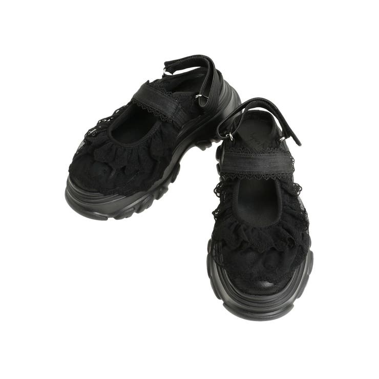 frill back strap sandal sneakers[品番：MKSW0064105]｜merry