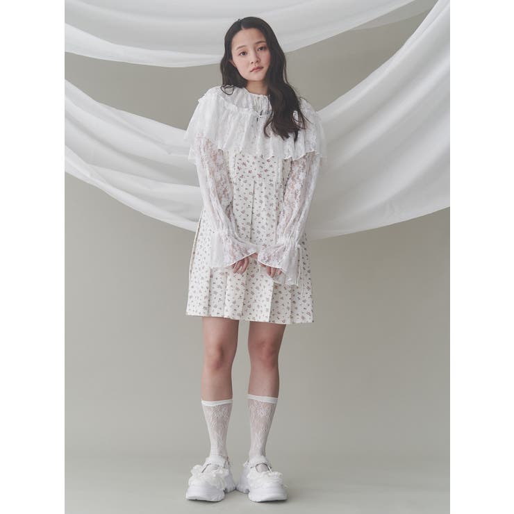 frill back strap sandal sneakers[品番：MKSW0064105]｜merry