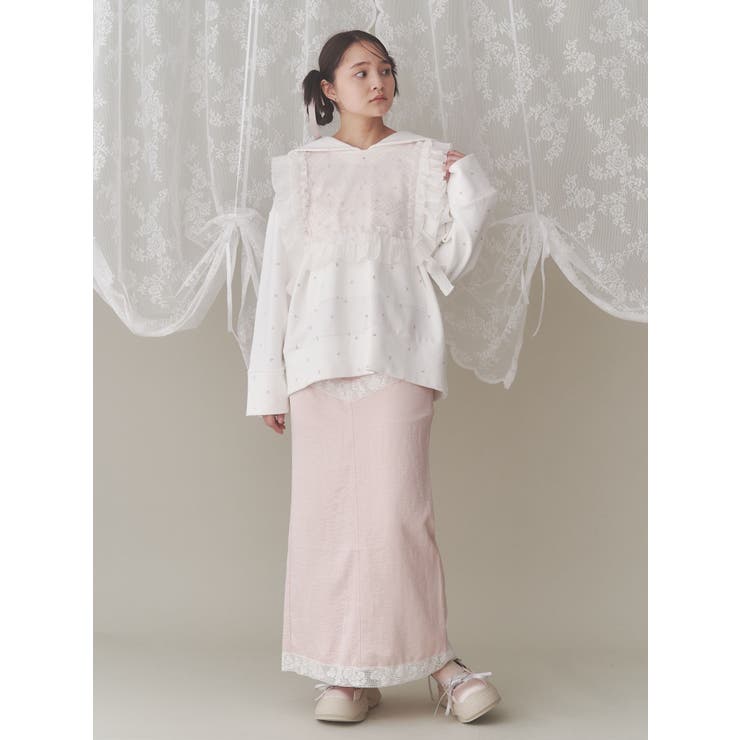 merry jenny petit flowerセーラースウェット petit flowerセーラースウェット｜メリージェニー（merry jenny