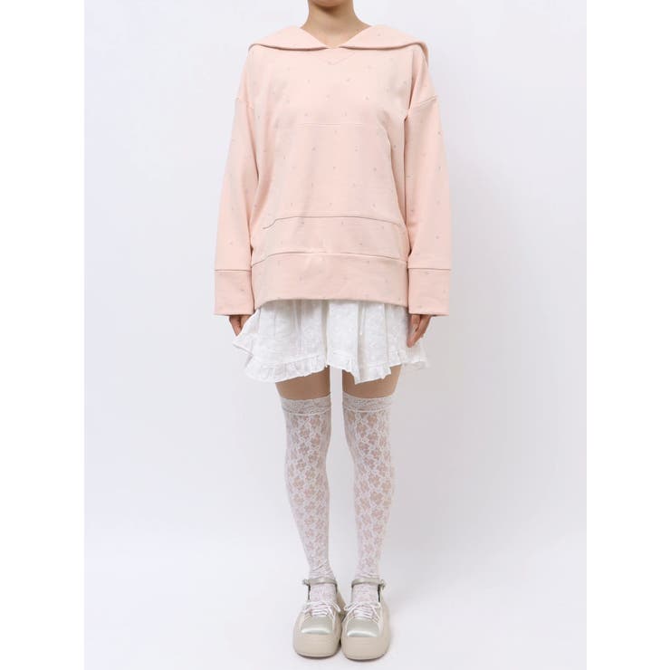 merry jenny petit flowerセーラースウェット petit flowerセーラースウェット｜メリージェニー（merry jenny