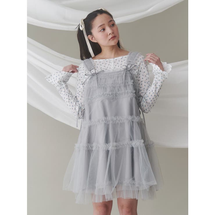 最大15%OFFクーポン petit flowerメロートップス[品番：MKSW0061894]｜merry jenny トップス