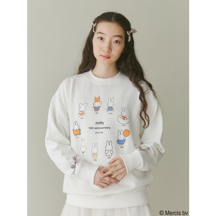 オフホワイト | miffy historyトレーナー | merry jenny
