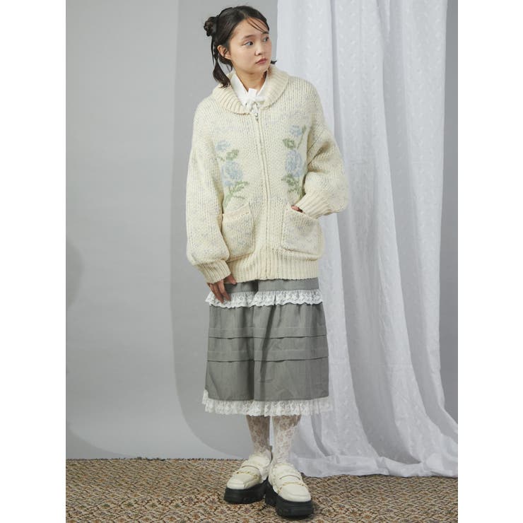 roseカウチンニット[品番：MKSW0061687]｜merry jenny（メリージェ二ー