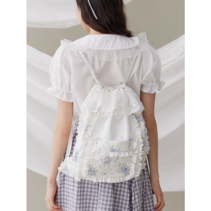 チュールパフブラウス | merry jenny | 詳細画像10 