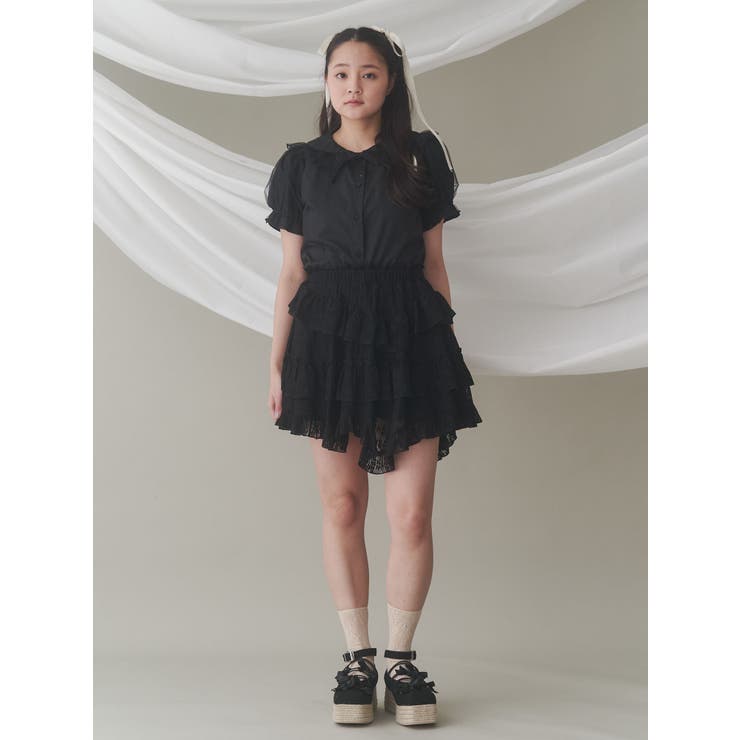 チュールパフブラウス | merry jenny | 詳細画像19 