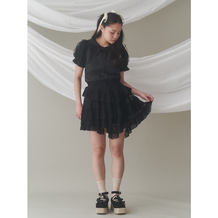 チュールパフブラウス | merry jenny | 詳細画像20 