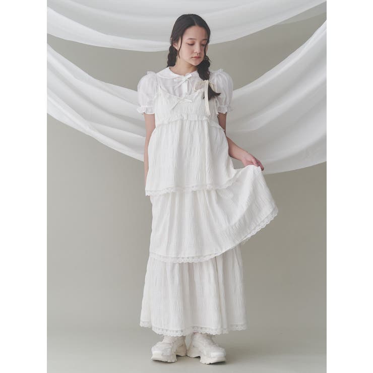 チュールパフブラウス | merry jenny | 詳細画像25 