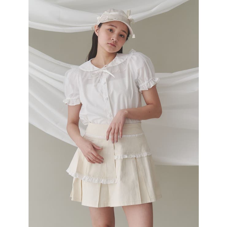 チュールパフブラウス | merry jenny | 詳細画像27 