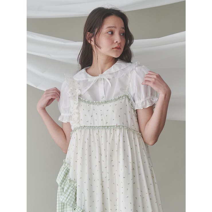 チュールパフブラウス | merry jenny | 詳細画像3 