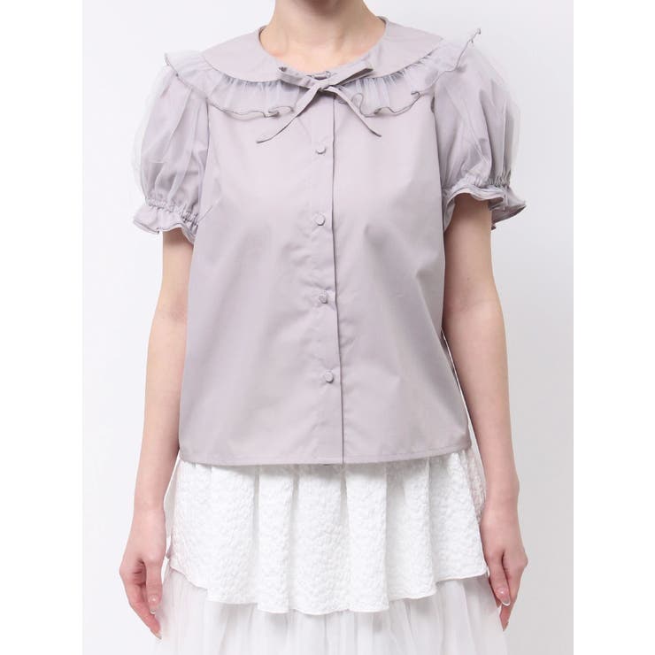 チュールパフブラウス | merry jenny | 詳細画像37 