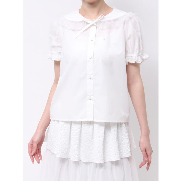 チュールパフブラウス | merry jenny | 詳細画像48 