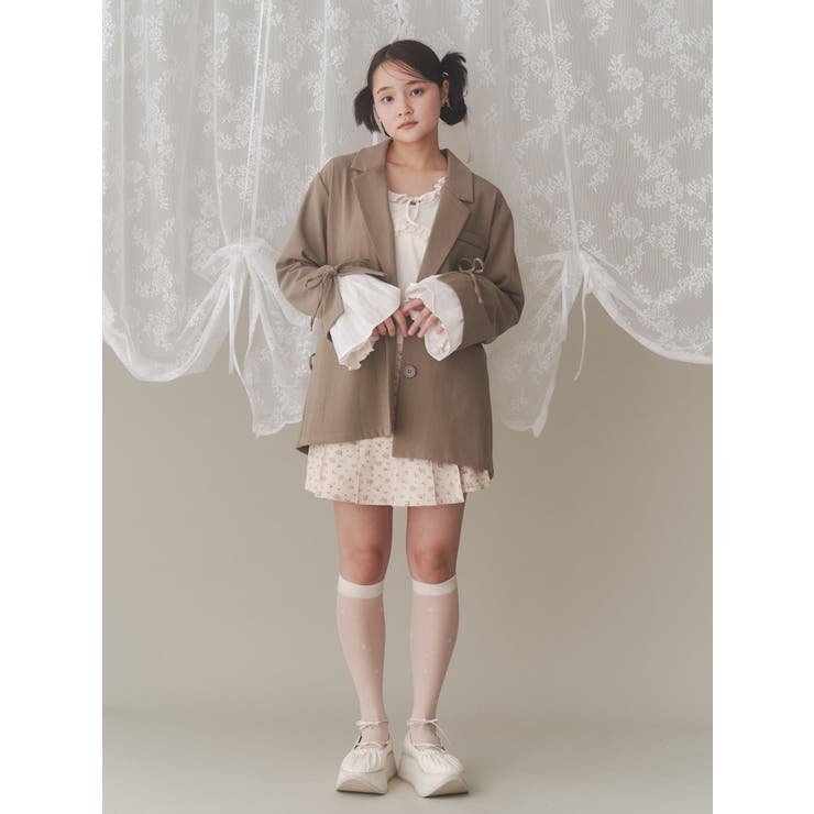 flowerリボンプリーツミニスカート | merry jenny | 詳細画像17 