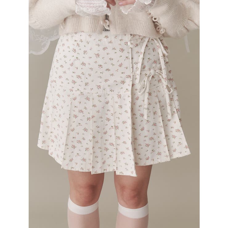 flowerリボンプリーツミニスカート | merry jenny | 詳細画像19 