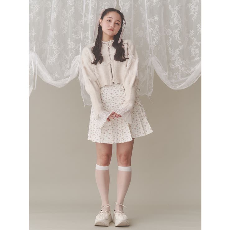 flowerリボンプリーツミニスカート | merry jenny | 詳細画像22 