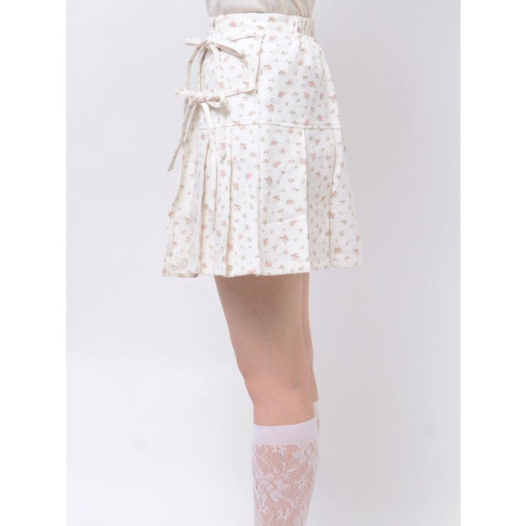 flowerリボンプリーツミニスカート | merry jenny | 詳細画像24 
