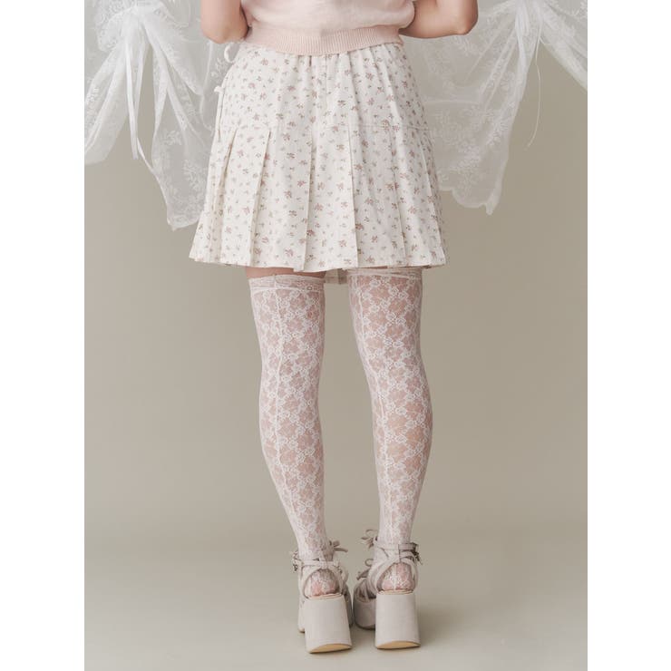 flowerリボンプリーツミニスカート | merry jenny | 詳細画像5 