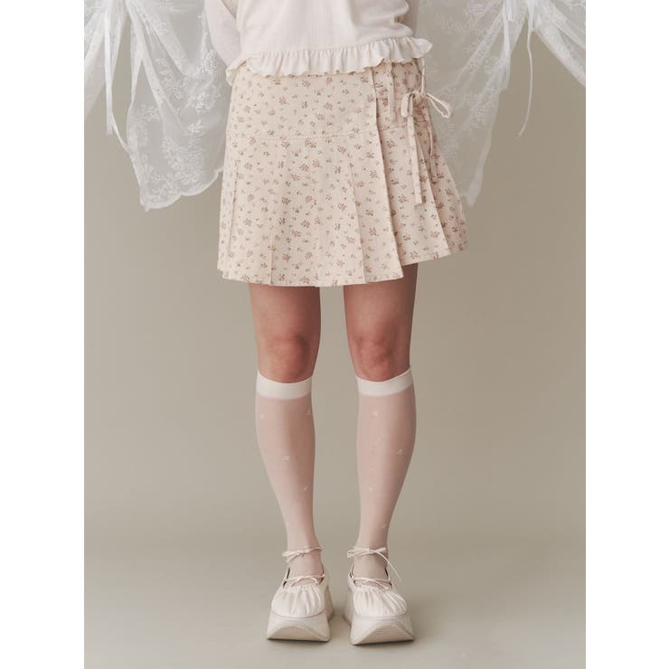 flowerリボンプリーツミニスカート | merry jenny | 詳細画像9 