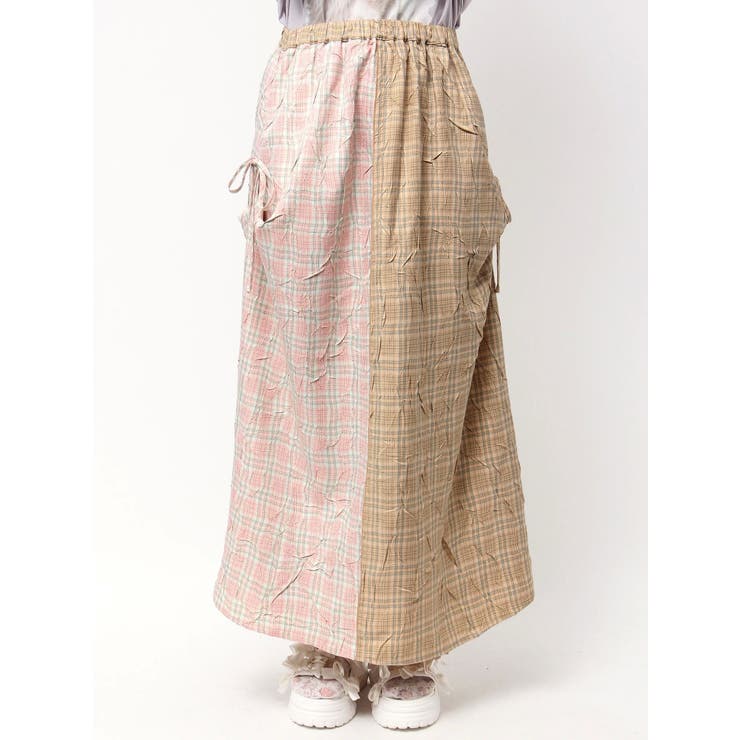 check×checkリボンギャザースカート | merry jenny | 詳細画像21 