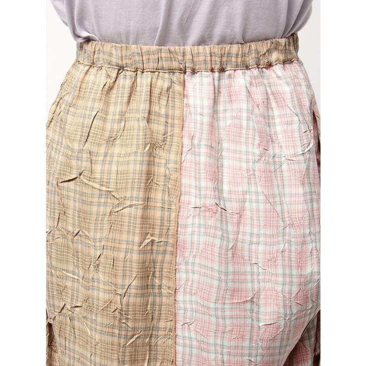 check×checkリボンギャザースカート | merry jenny | 詳細画像24 