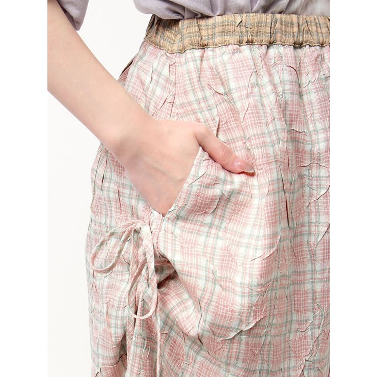 check×checkリボンギャザースカート | merry jenny | 詳細画像25 