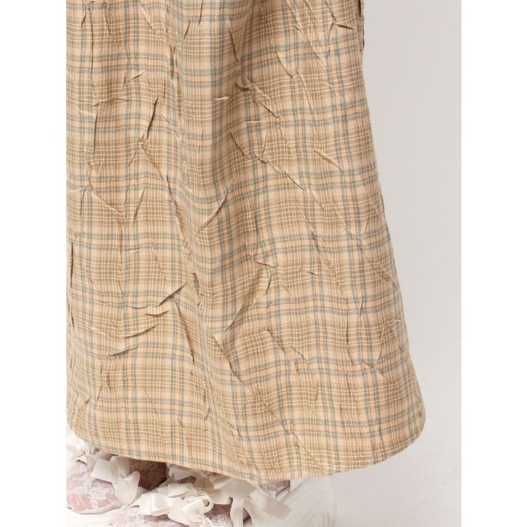 check×checkリボンギャザースカート | merry jenny | 詳細画像26 