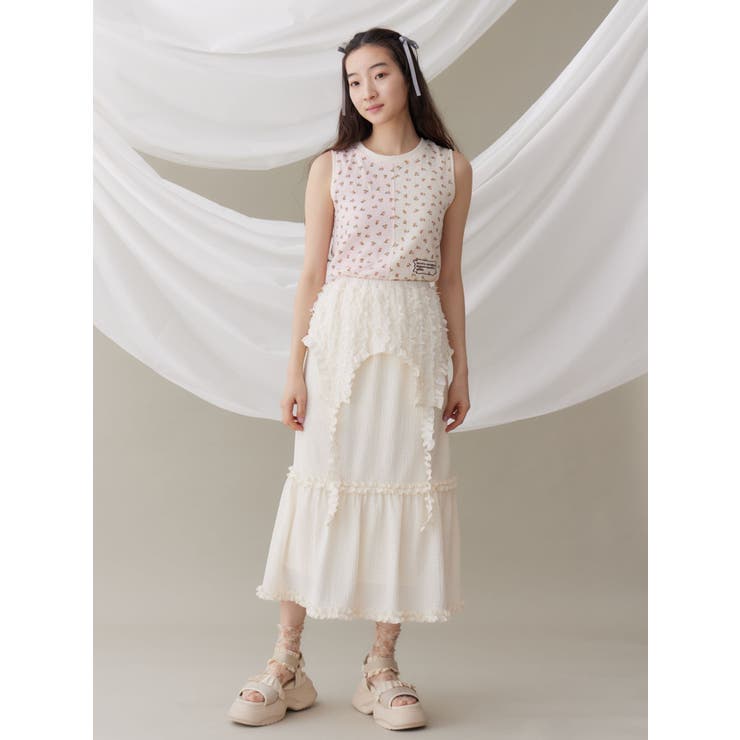 ガーターフリルスカート | merry jenny | 詳細画像11 