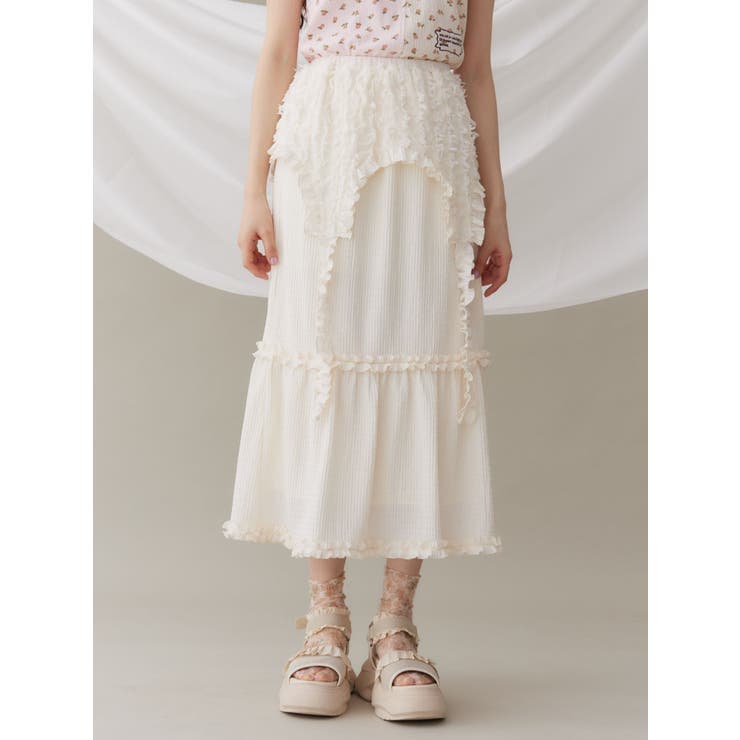NON TOKYO（ノントーキョー）の「FRILL BUNCH SKIRT（スカート