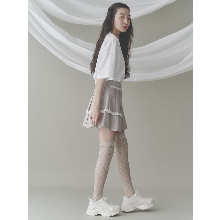 フリルレイヤードプリーツスカート | merry jenny | 詳細画像32 