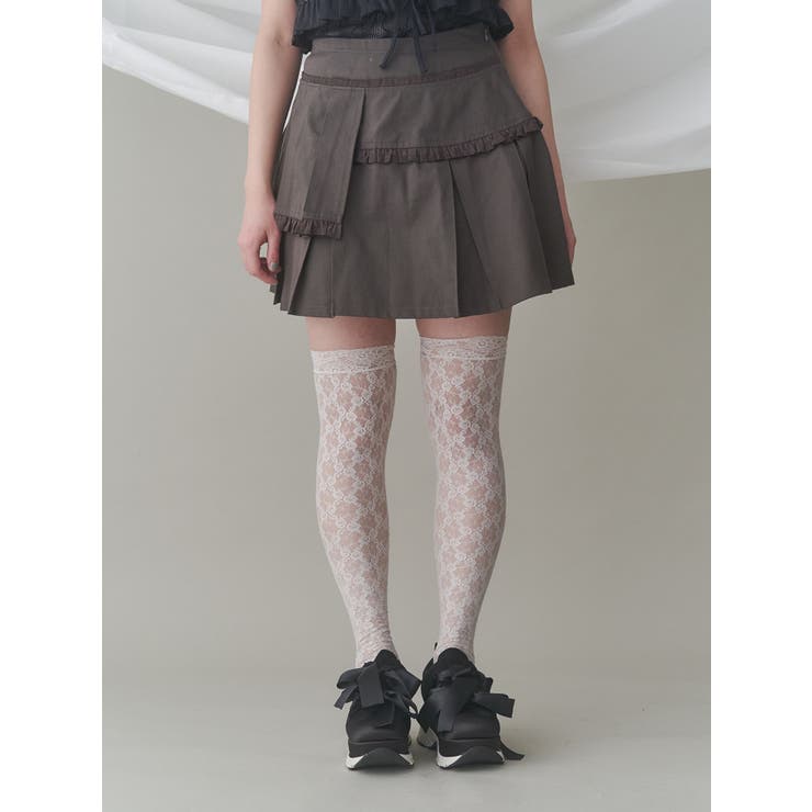 フリルレイヤードプリーツスカート | merry jenny | 詳細画像9 