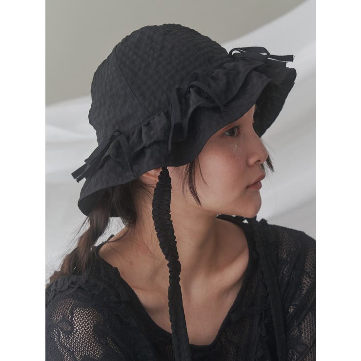 バーニーズニューヨーク　リボンハット バーニーズニューヨーク リボンハット HAT COLLECTION