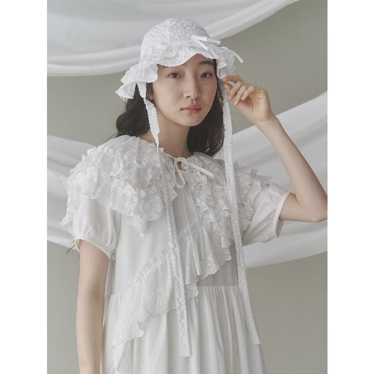 ヘアアクセサリー Merry Jenny ribbon lace headdress メリージェニー merry jenny ribbon lace headdress （ブラック