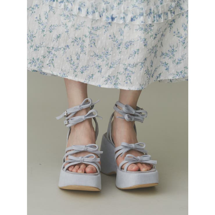 靴 merry jenny ribbon ribbon sandal ribbon ribbon sandal[品番：MKSW0061905]｜merry jenny