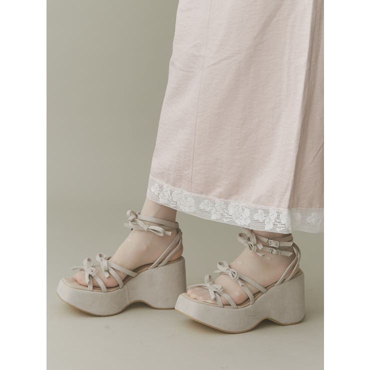 靴 merry jenny ribbon ribbon sandal ribbon ribbon sandal[品番：MKSW0061905]｜merry jenny