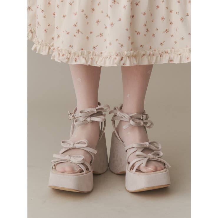 靴 merry jenny ribbon ribbon sandal ribbon ribbon sandal[品番：MKSW0061905]｜merry jenny