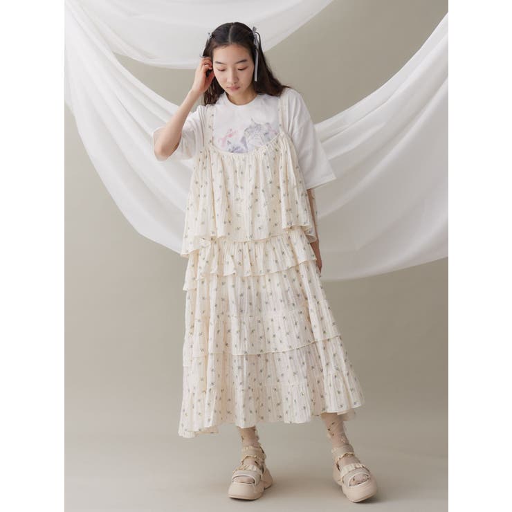 フリルメッシュスニーカーサンダル | merry jenny | 詳細画像6 