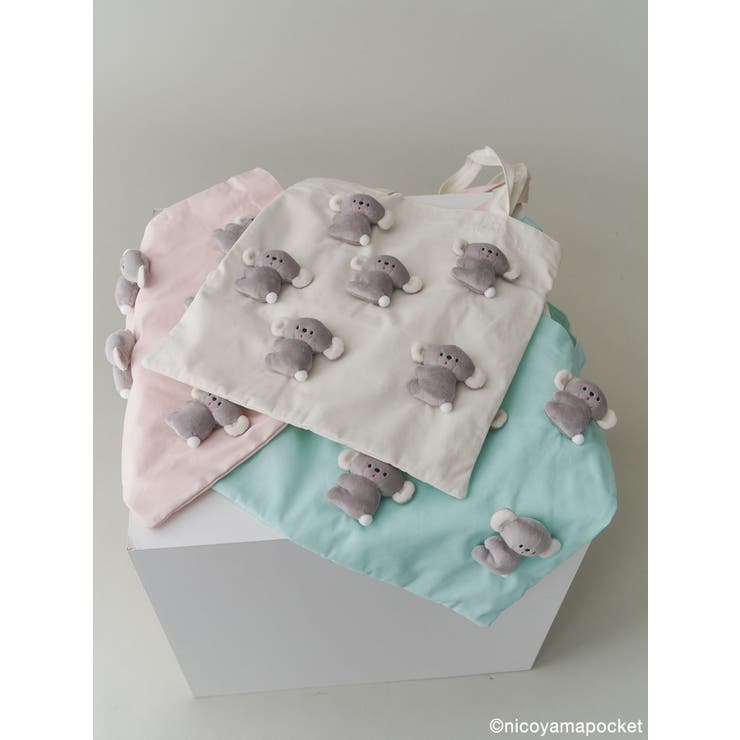 にこやまポッケ】おすわりコアラのぬいぐるみトート[品番：MKSW0064378