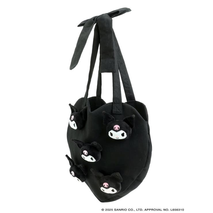完売品　merry jenny クロミ　コラボ　ハートトートバッグ メリージェニー merry jenny 【メロクロコラボ】KUROMI heart