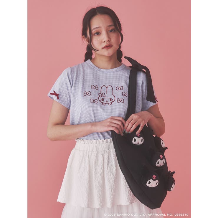 完売品　merry jenny クロミ　コラボ　ハートトートバッグ メリージェニー merry jenny 【メロクロコラボ】KUROMI heart